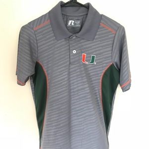 University of Miami polo t shirt